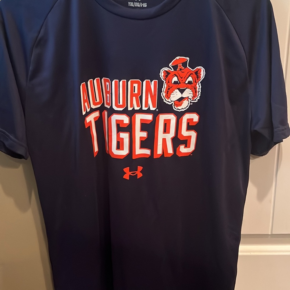 Under Armour Auburn Tigers Navy Tee